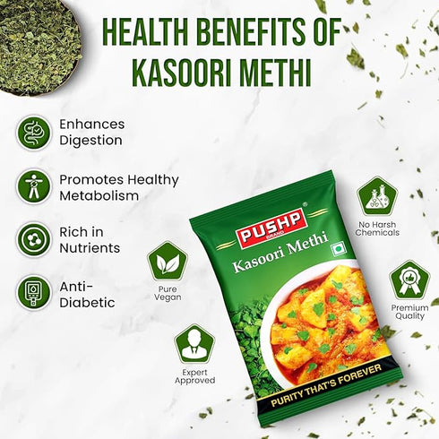 Pushp Brand Kasoori Methi Pouch